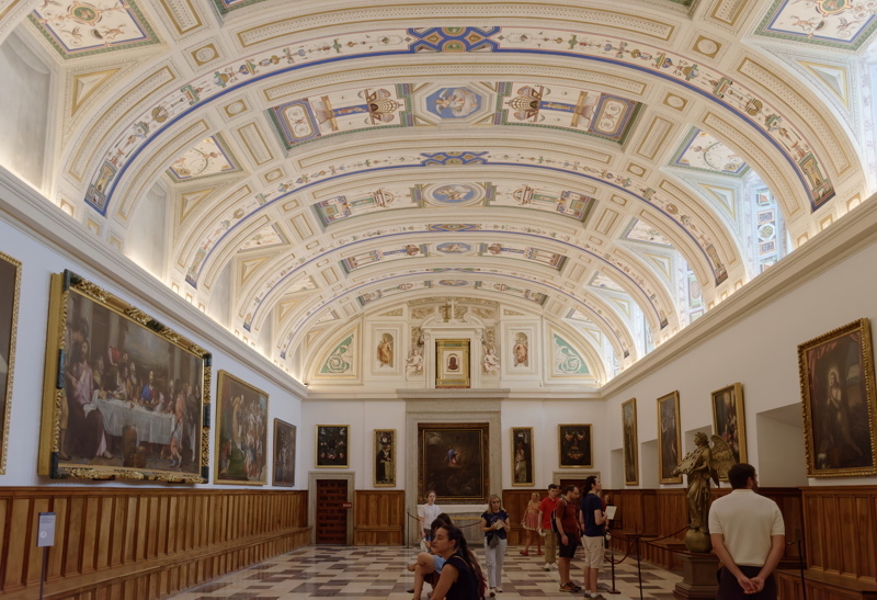 24 - The Sala Vicarial (Vicarial Room) inside the Monastery of San Lorenzo de El Escorial near Madrid